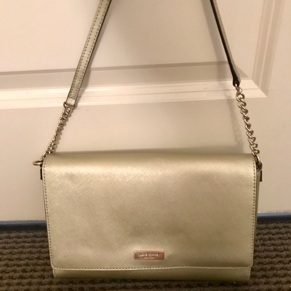 metallic gold crossbody bag